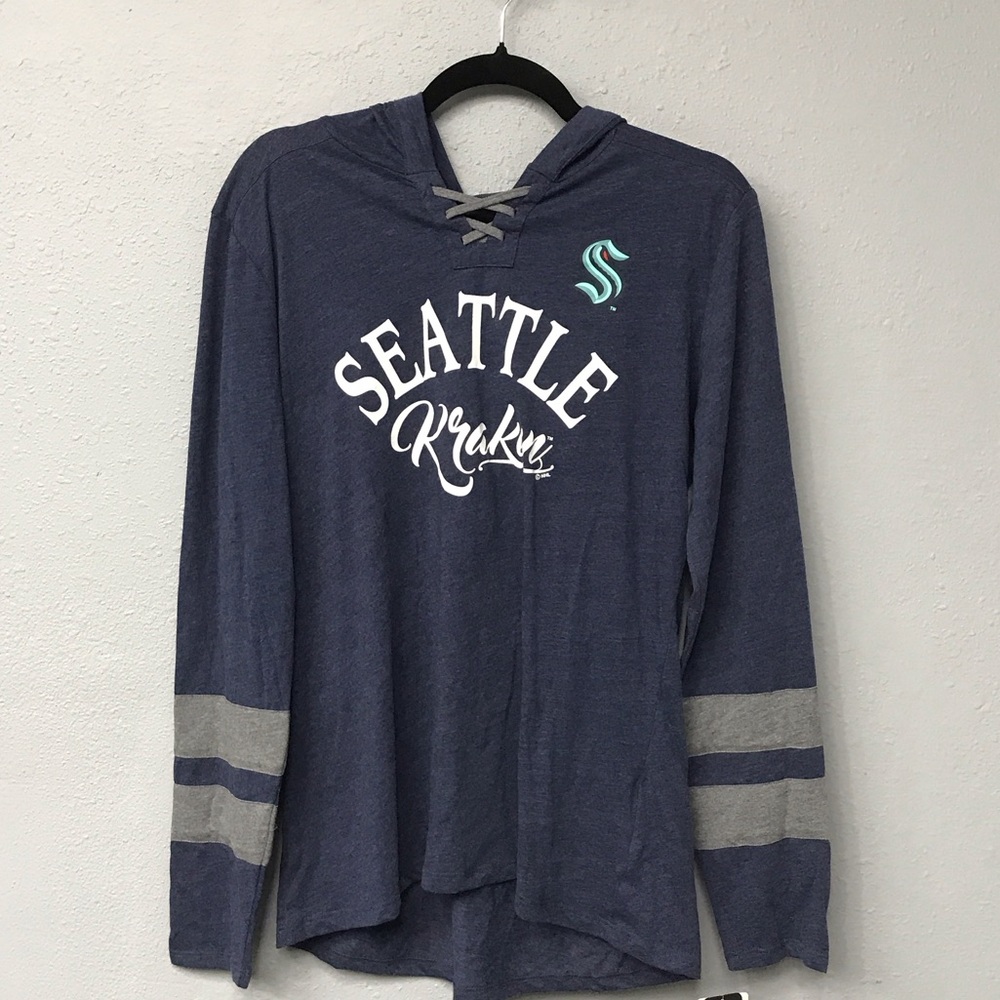 NHL Seattle Kraken Blue Long Sleeve Tee
